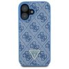 Guess GUHCP16SP4TDSCPB iPhone 16 6.1 niebieski/blue hardcase Leather Metal Logo Strass Crossbody